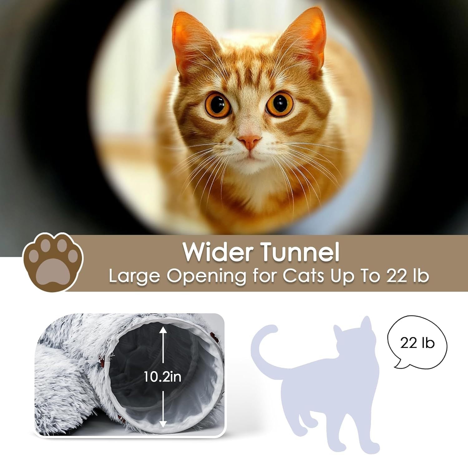 ENVIROYAN  Cat Tunnel Bed